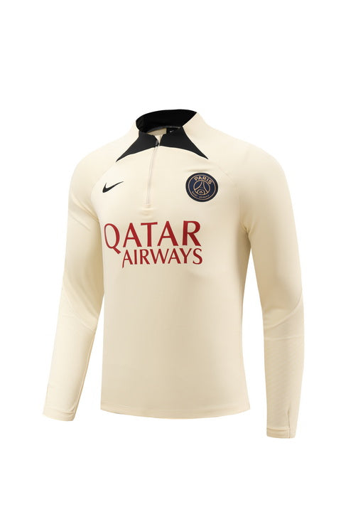 Buzo de entrenamiento PSG Beige 23-24