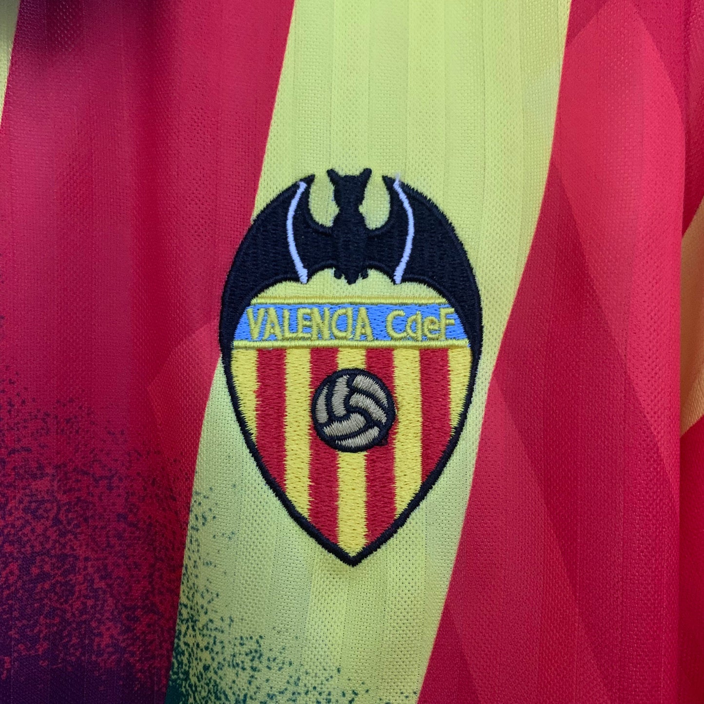 Camiseta Valencia CF Visita Retro 1995/96 Versión Fan