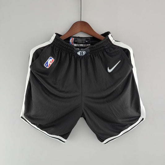 Camiseta NBA 75 Aniversario Brooklyn Nets Shorts Negros