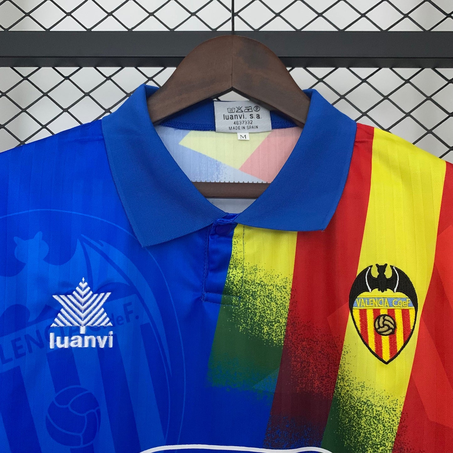 Camiseta Valencia CF Visita Retro 1995/96 Versión Fan