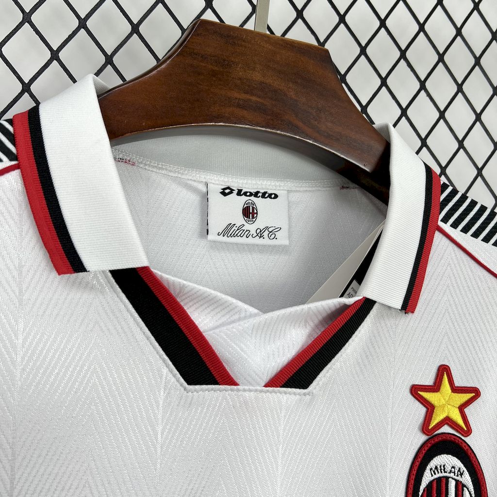 Camiseta AC Milán Retro Visita 1997/98 Versión Fan
