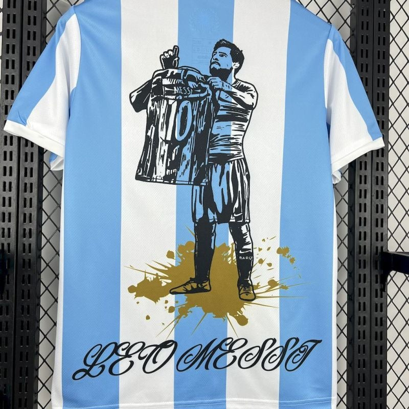 Camiseta Argentina Conmemorativa Messi 2025/26 Versión Fan