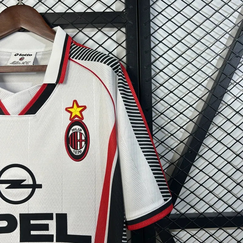 Camiseta AC Milan Visita Retro 1998/99 Versión Fan