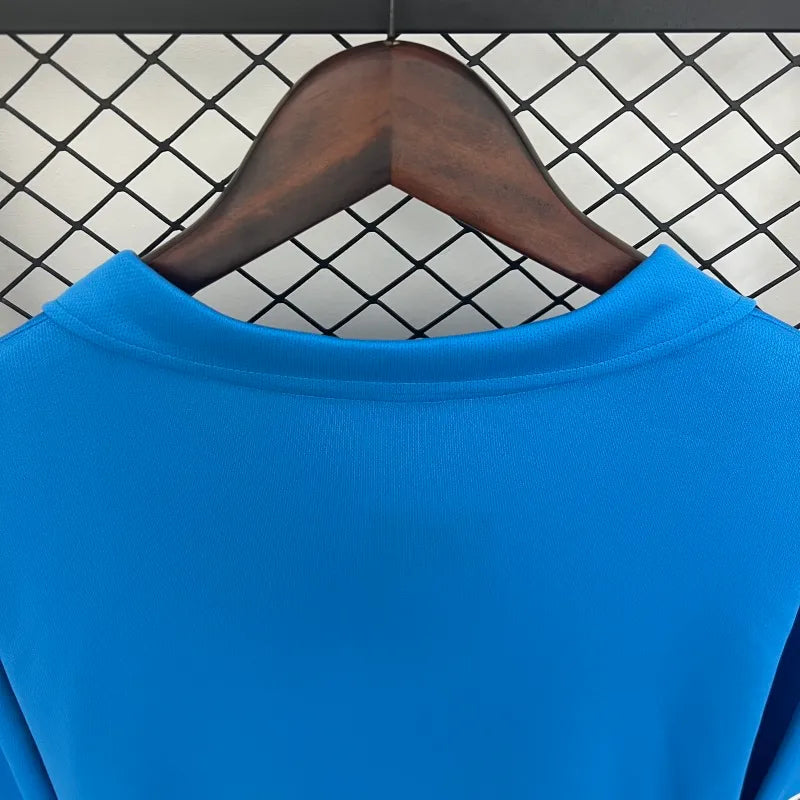 Camiseta Napoli Manga Larga Local Retro 1987/88 Versión Fan