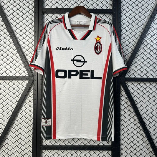 Camiseta AC Milan Visita Retro 1998/99 Versión Fan