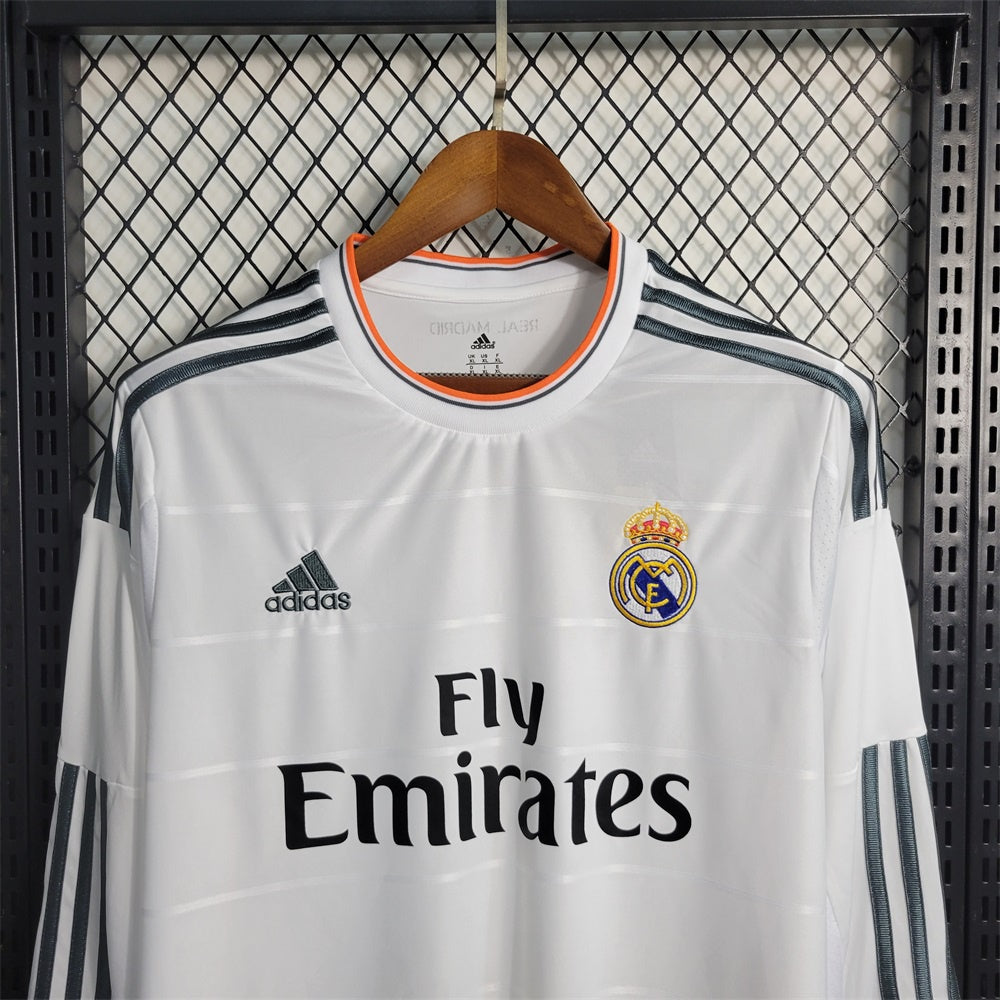 Camiseta Real Madrid Local Manga Larga Retro 2013/14