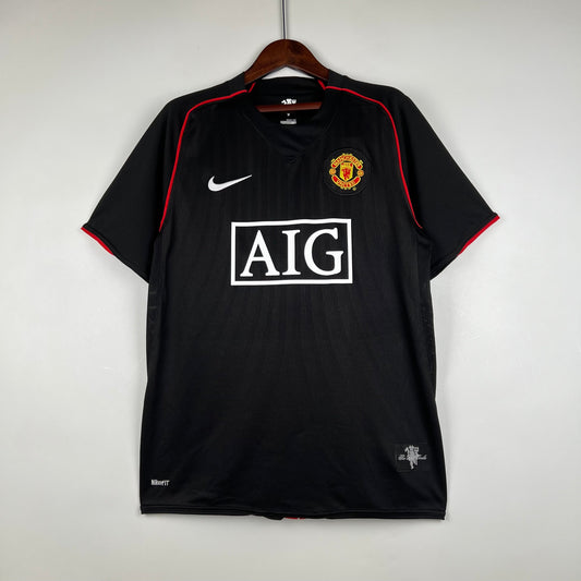 Camiseta Manchester United Negra 2007/08 | Retro