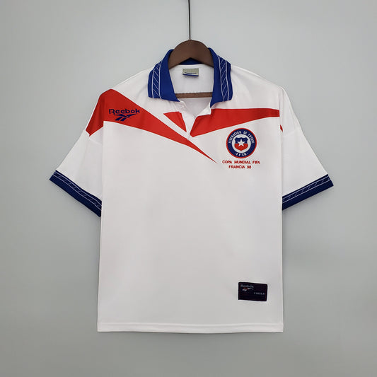 Camiseta Selección Chile mundial 1998 Visitante| Retro