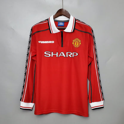 Manchester United 98/99 Local - Manga larga | Retro