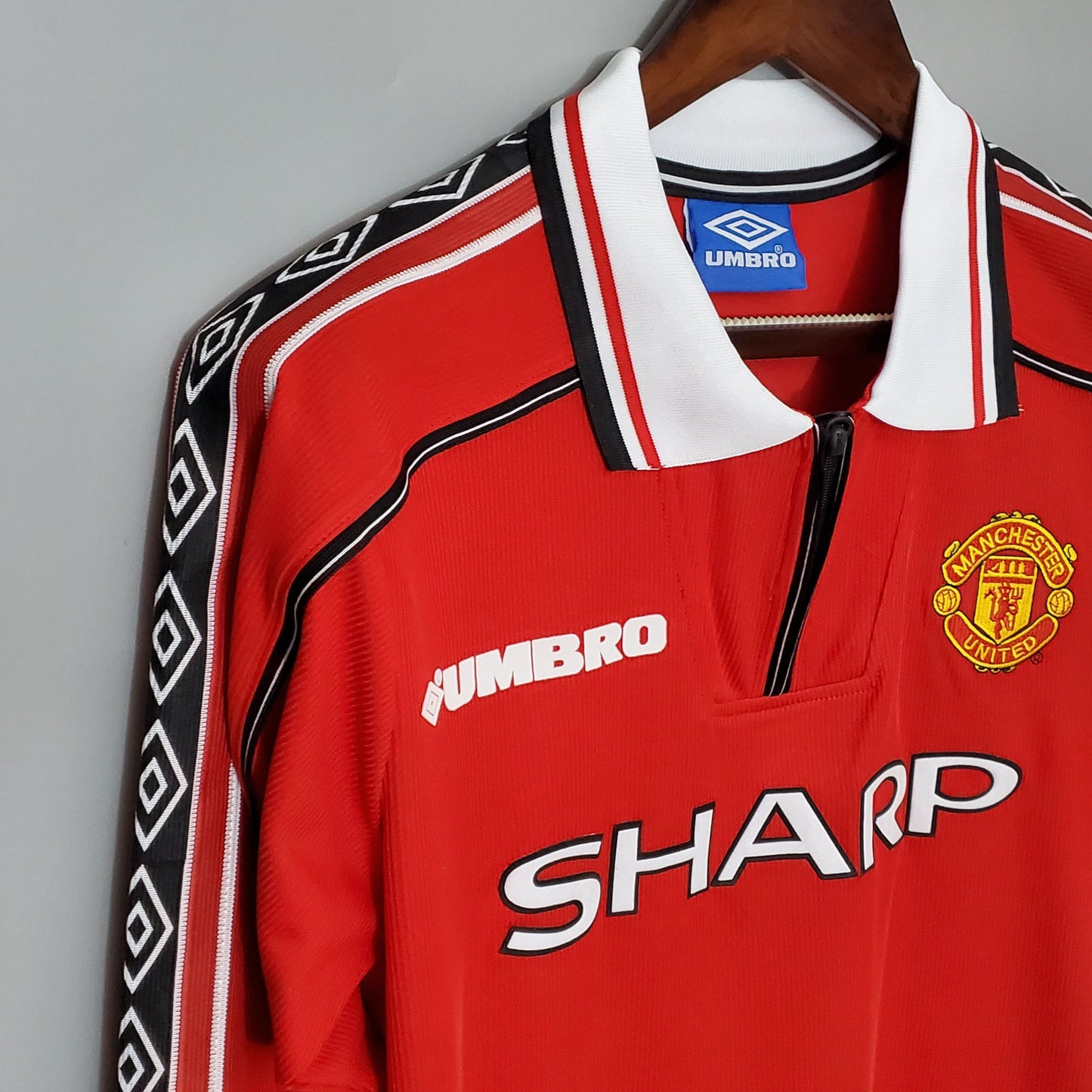 Manchester United 98/99 Local - Manga larga | Retro