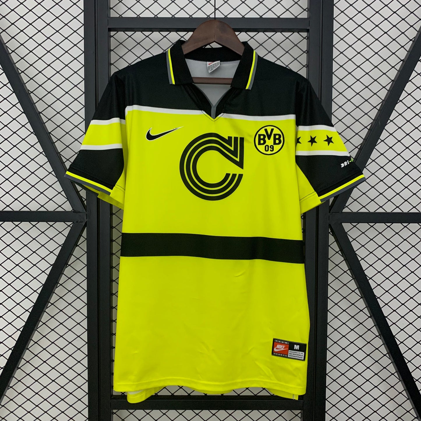 Camiseta Borussia Dortmund Local Retro 1996/97 Versión Fan