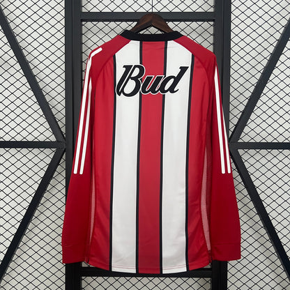 Camiseta River Plate Visita Retro Manga Larga 2003/04 Versión Fan