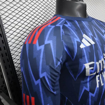 Camiseta Arsenal Visita Manga Larga 2025/26 Versión Jugador