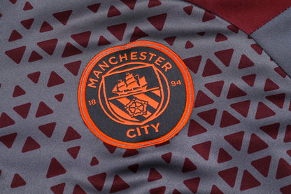 Buzo de entrenamiento Manchester City Burgundy 23-24