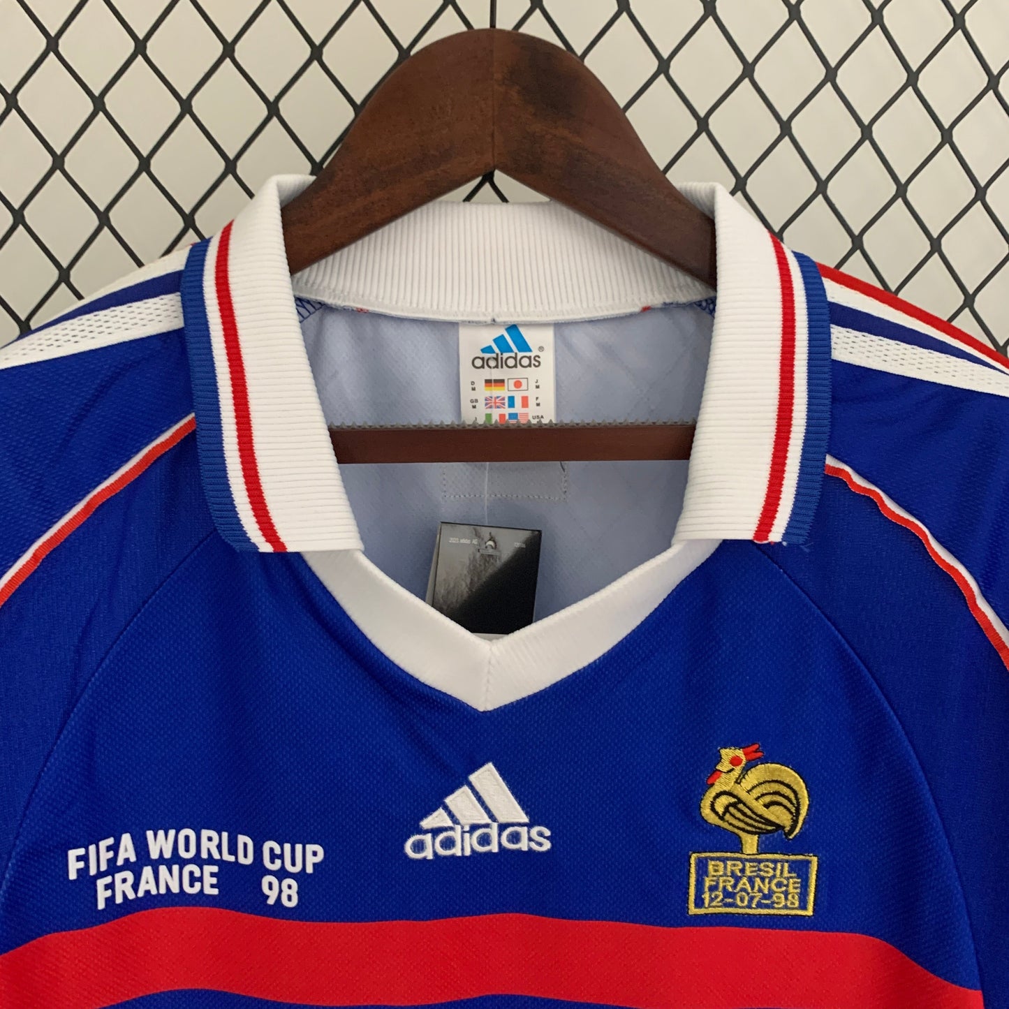 Camiseta Francia 1998 Local | Manga larga Retro