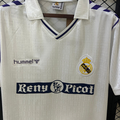 Camiseta Real Madrid Local Retro 1989/90 Versión Fan