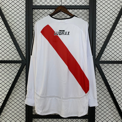 Camiseta River Plate Local Retro Manga Larga 2006/07 Versión Fan