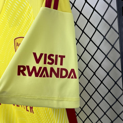 Camiseta Arsenal Portero Amarillo 2025/26 Versión Fan