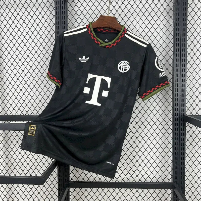 Camiseta Bayern Munich Negra 2025/26 Versión Fan