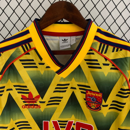 Camiseta Arsenal 1991/93 Visita | Manga larga Retro