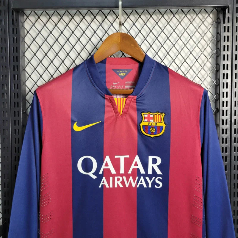 Camiseta FC Barcelona Manga Larga Retro 2014/15