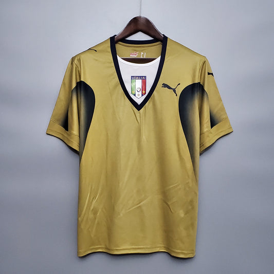 Camiseta Italia Arquero 2006 Dorada | Retro