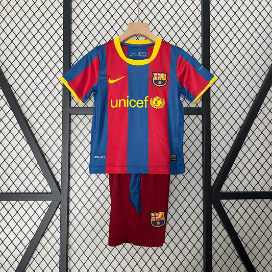 Conjunto niños Barcelona 10/11 Local | Retro