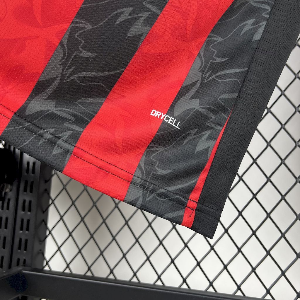 Camiseta AC Milán Manga Larga Local 2025/26 Versión Fan