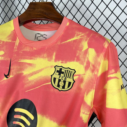 Camiseta FC Barcelona Pre-Partido Naranja 2025/26 Versión Fan