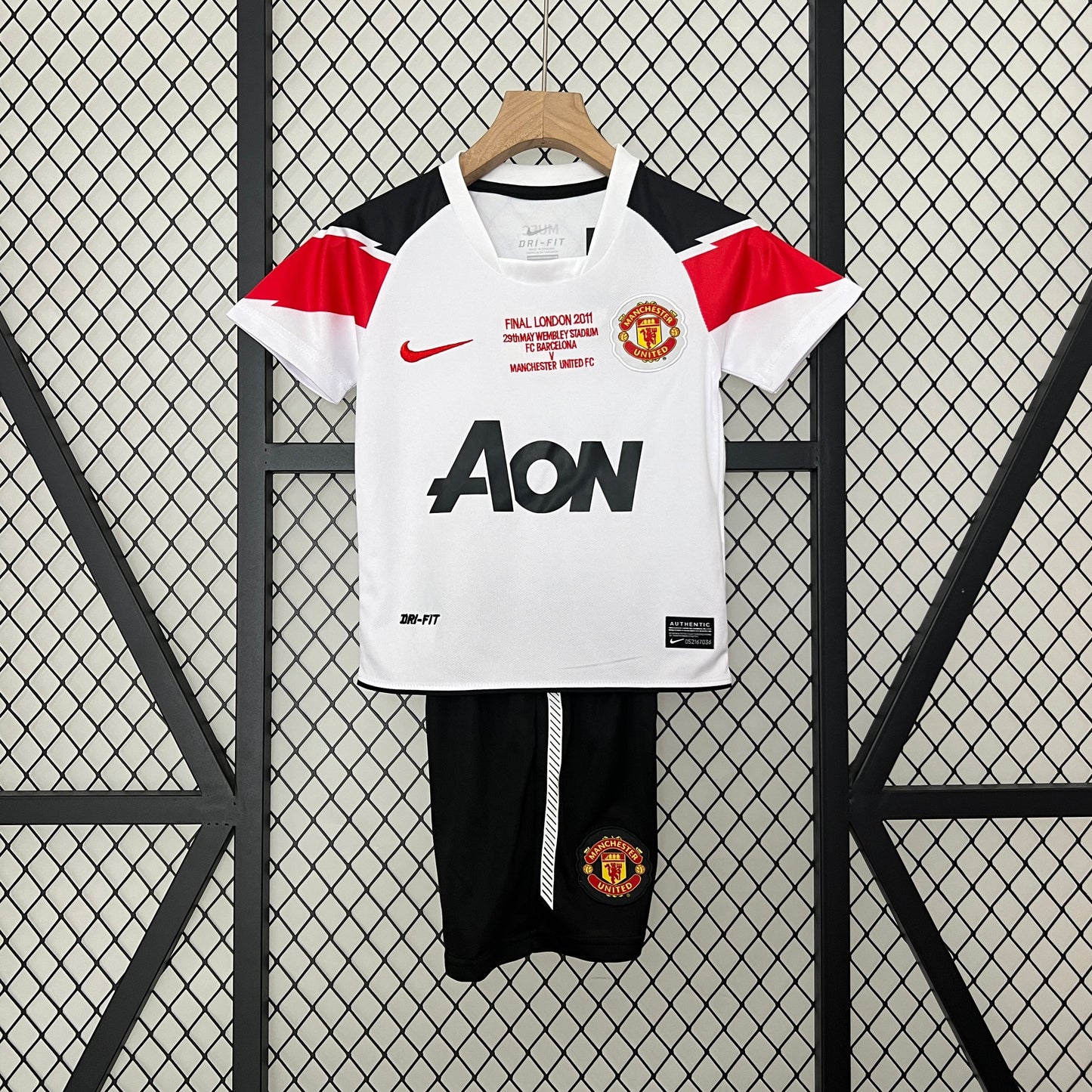 Conjunto niños Manchester United Visita 2010/11 | Retro