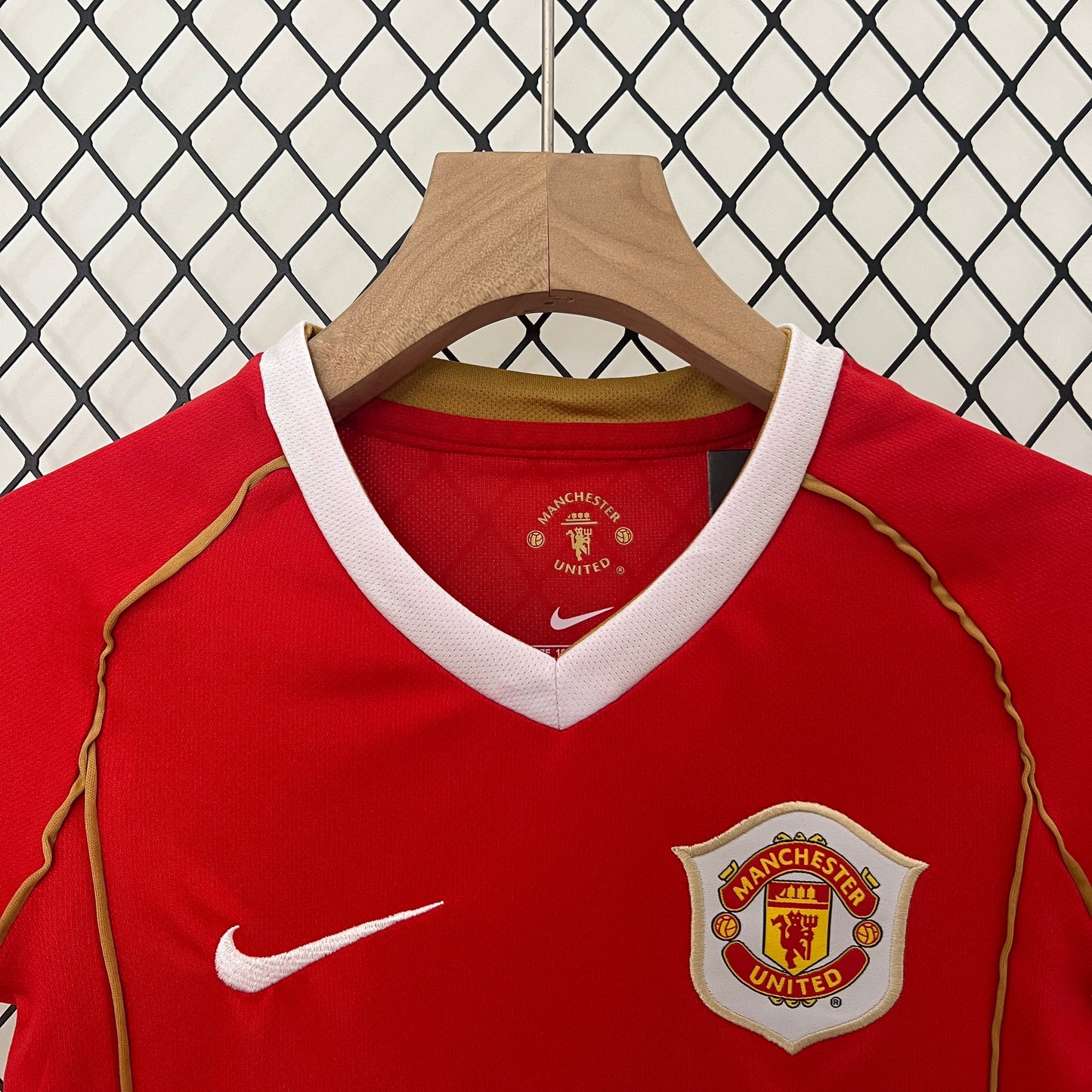 Conjunto niños Manchester United 07/08 Local | Retro