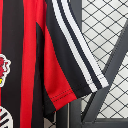 Camiseta Bayer 04 Leverkusen Local Retro 2001/02 Versión Fan