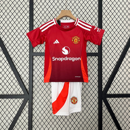 Conjunto niños Manchester United Local 2024/25