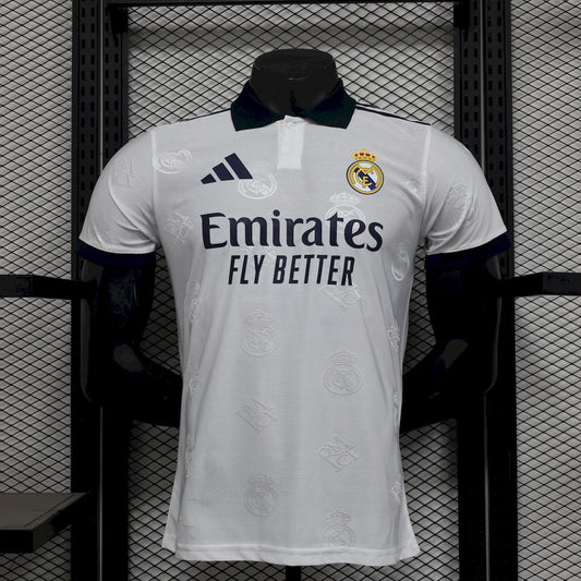 Real Madrid Polo Blanco 2025/26 Versión Jugador