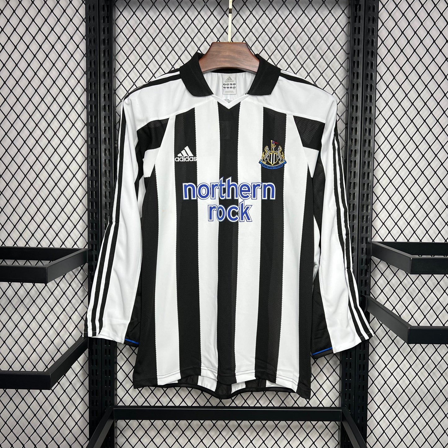 Camiseta Newcastle United Local Retro Manga Larga 2003/05