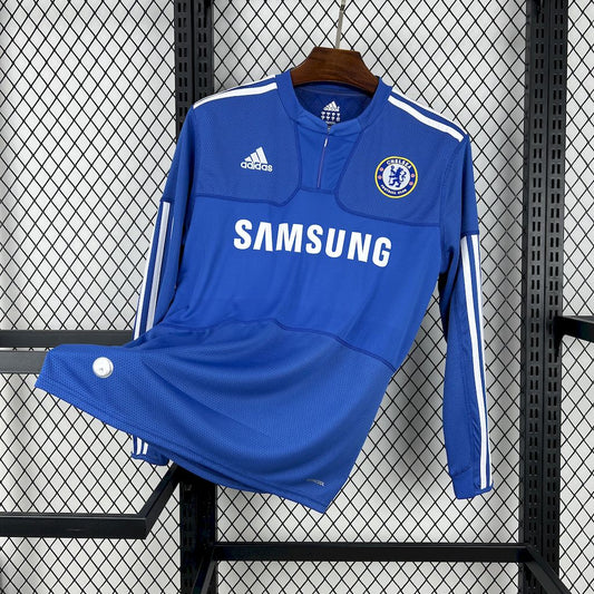 Camiseta Chelsea Manga Larga Local Retro 2009/10 Versión Fan