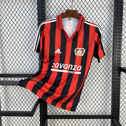 Camiseta Bayer 04 Leverkusen Local Retro 2000/01 Versión Fan