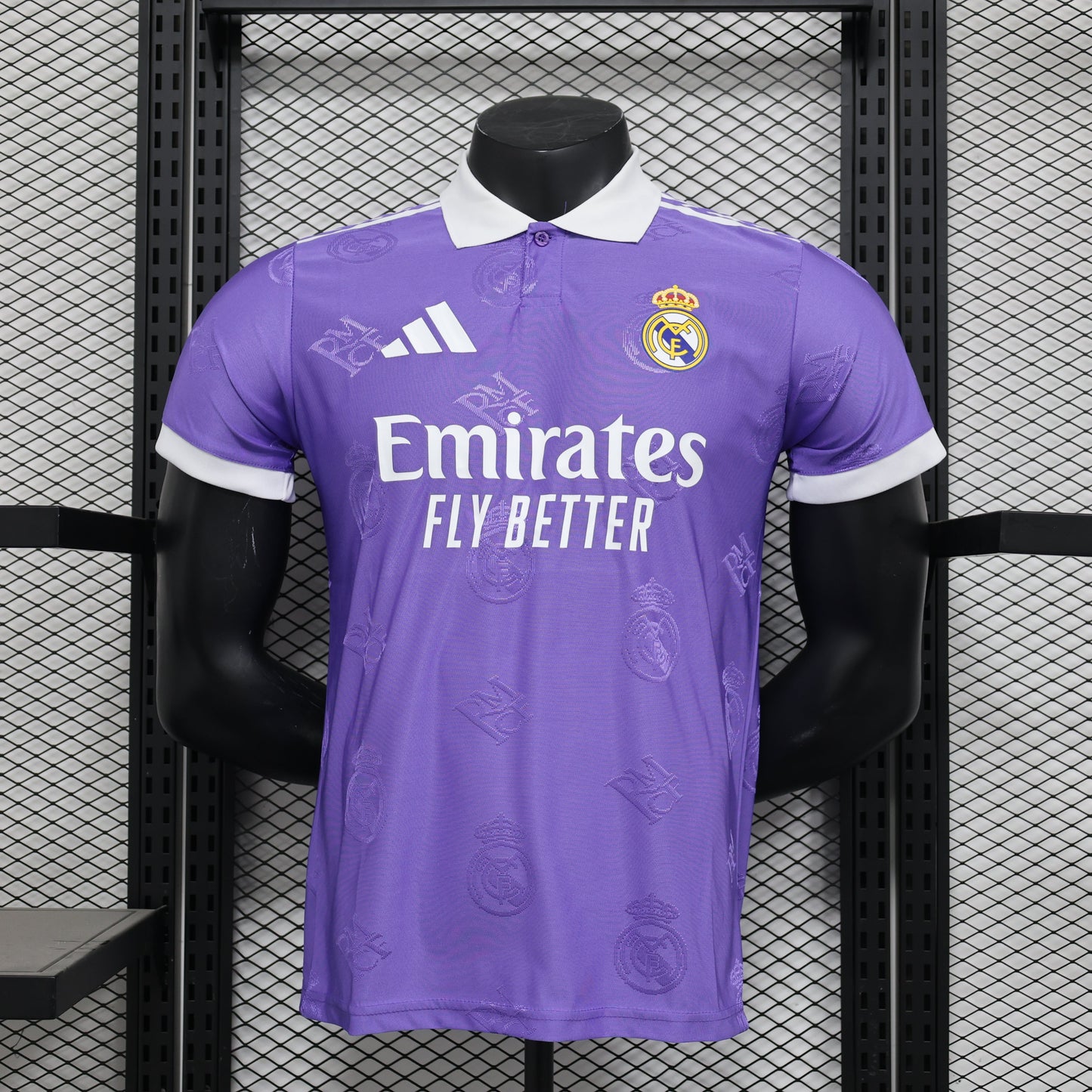 Real Madrid Polo Morada 2025/26 Versión Jugador