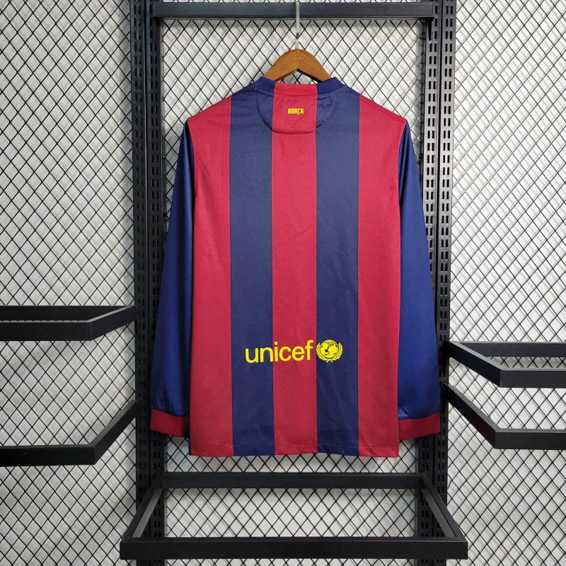 Camiseta FC Barcelona Manga Larga Retro 2014/15