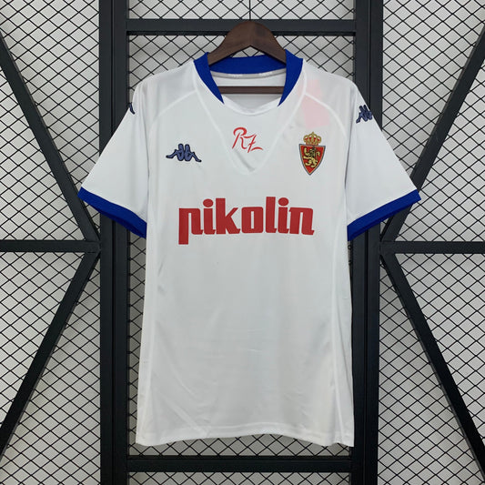 Camiseta Real Zaragoza Local Retro 2001/03 Versión Fan
