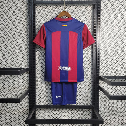 Kit de niños FC Barcelona local | 🎅🏻 Envío navideño