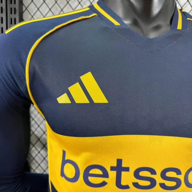 Camiseta Boca Juniors Local Manga Larga 2025/26 Versión Jugador