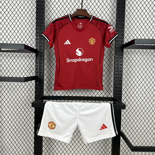 Manchester United Local Kit Niños 2025/26