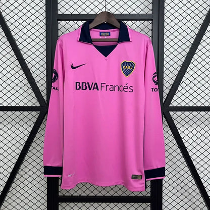 Camiseta Boca Juniors Manga Larga Visita Retro 2013/14 Versión Fan