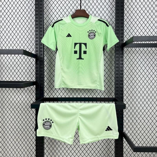 Bayern Munich Kit Niños Portero Verde 2025/26