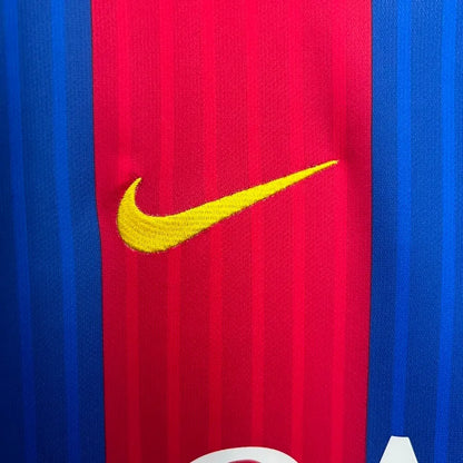 Camiseta Barcelona Manga Larga Local Retro 2014/15 Versión Fan