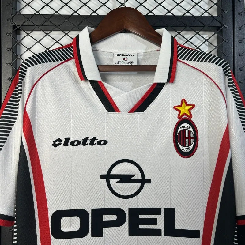 Camiseta AC Milan Visita Retro 1998/99 Versión Fan