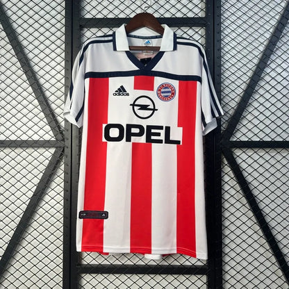 Camiseta Bayern Munich Visita Retro 2000/02 Versión Fan