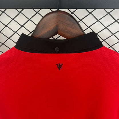 Camiseta Manchester United Manga Larga Local Retro 2013/14 Versión Fan