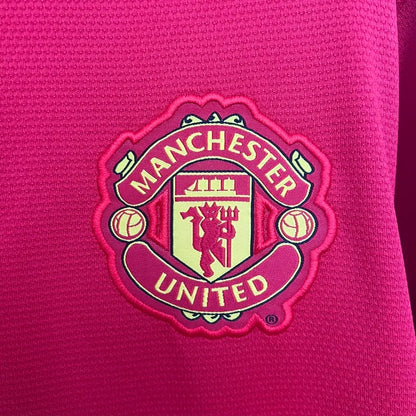 Camiseta Manchester United Manga Larga Local Retro 2013/14 Versión Fan